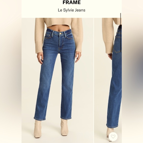 Frame Denim Denim - FRAME dark wash Le Sylvie jeans size 28